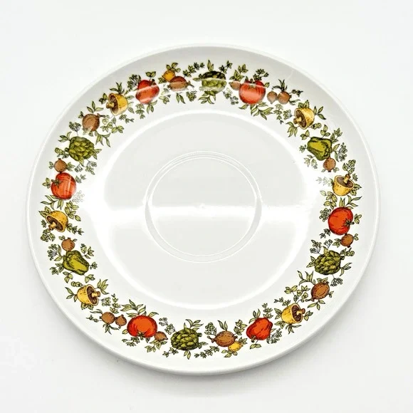 Centura by Corning Spice Of Life Coffee Cup Saucer Set Tea Vintage 8 oz 6" Plate - Picture 2 of 11